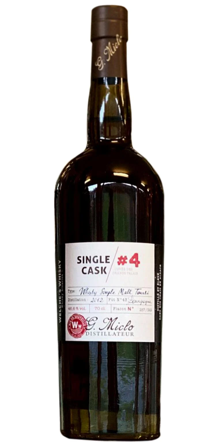 Welche's 2012 Single Cask #4 Tourbé (Cask #43) 2019 Release Single Malt Whisky | 700ML - Whiskey