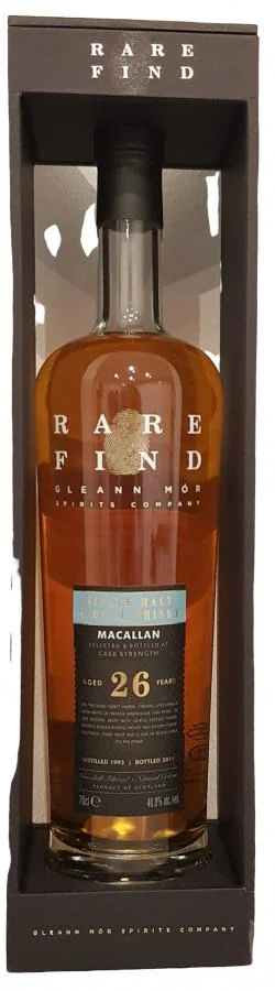 Macallan 1993 (Gleann Mór) A Rare Find 26 Year Old 2019 Release Single Malt Scotch Whisky | 700ML - Whiskey