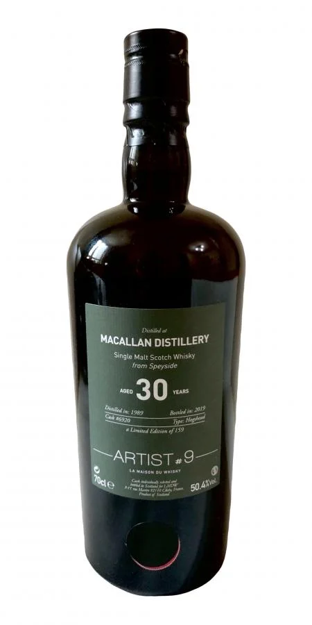Macallan 1989 (La Maison du Whisky) Artista n.° 9, 30 años Lanzamiento en 2019 (Barrica n.° 6920) Whisky escocés de malta única | 700ML
