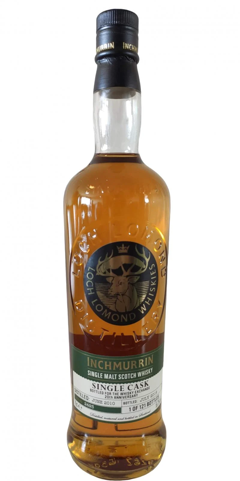 Inchmurrin 2010 Single Cask (Cask #2493) 9 Year Old 2019 Release Single Malt Scotch Whisky | 700ML - Whiskey