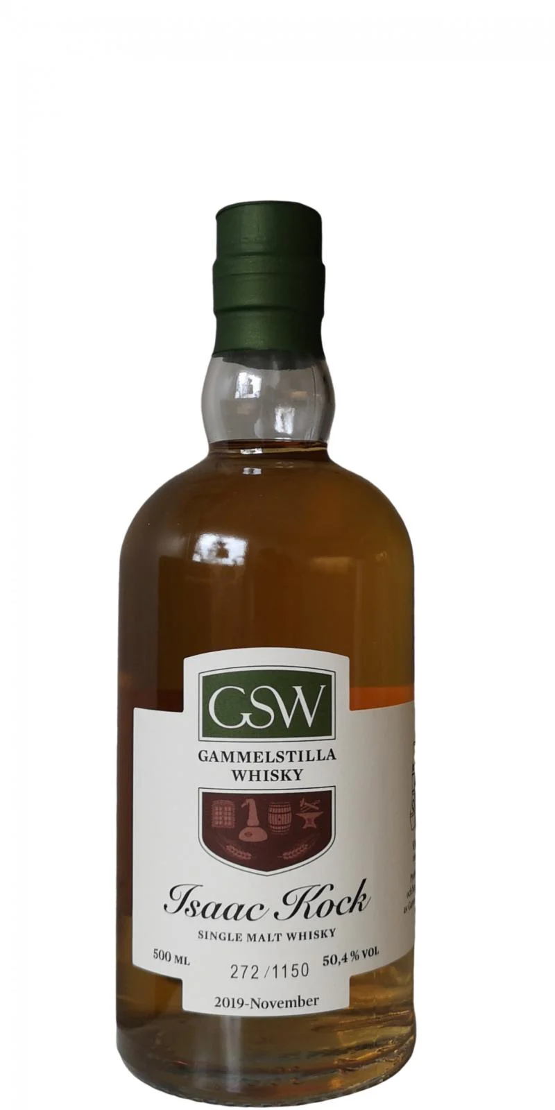 Gammelstilla Isaac Kock 4 Year Old 2019 Release Single Malt Whisky | 500ML - Whiskey