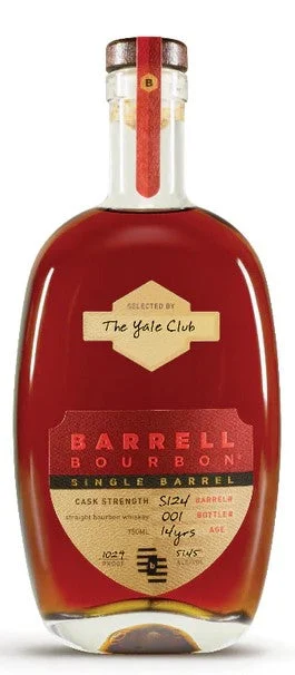 Barrell Bourbon Single Barrel S124 The Yale Club - Whiskey