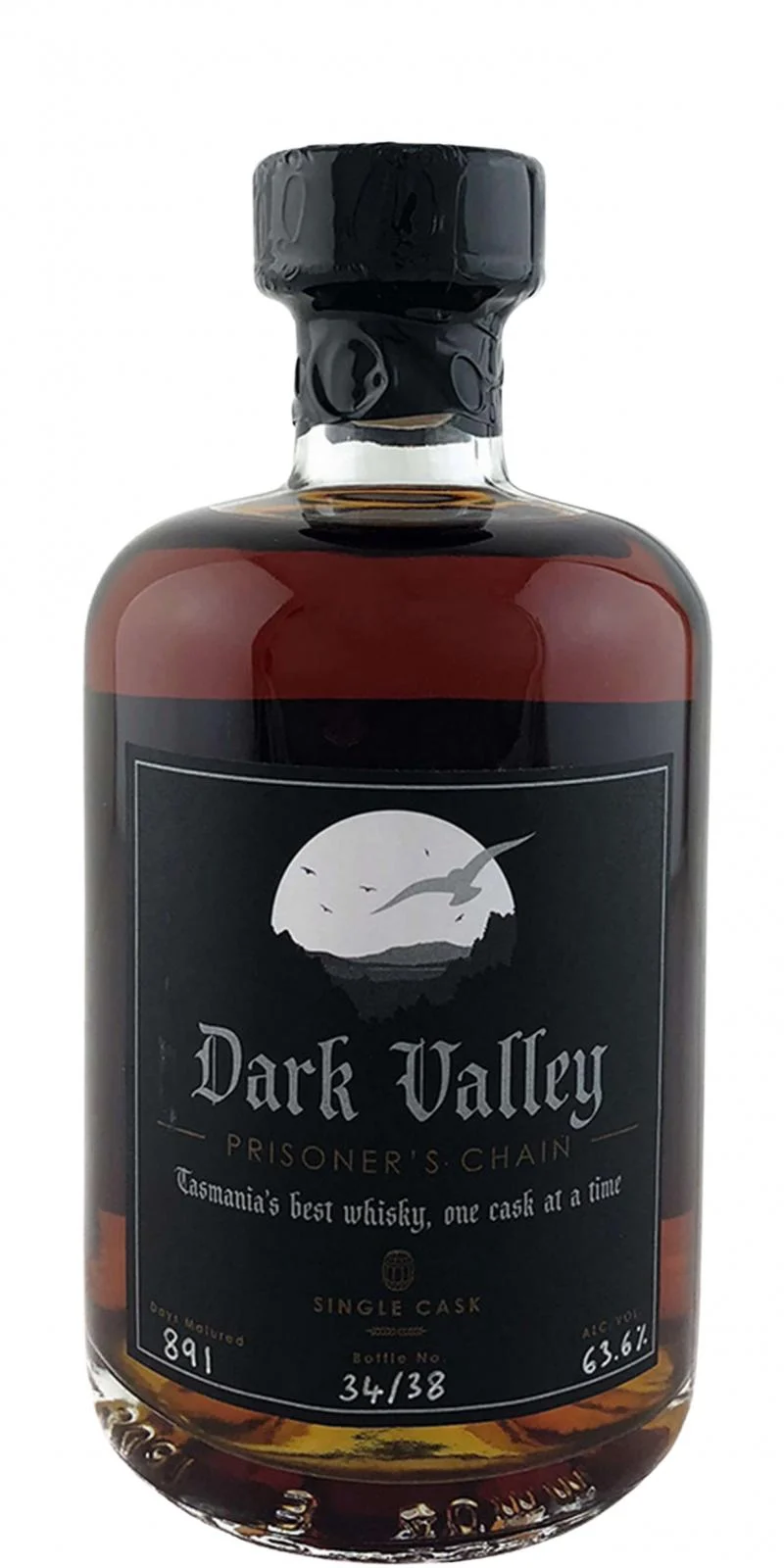 Dark Valley Prisoner’s Chain DVW Single Cask Single Malt Whisky | 500ML - Whiskey