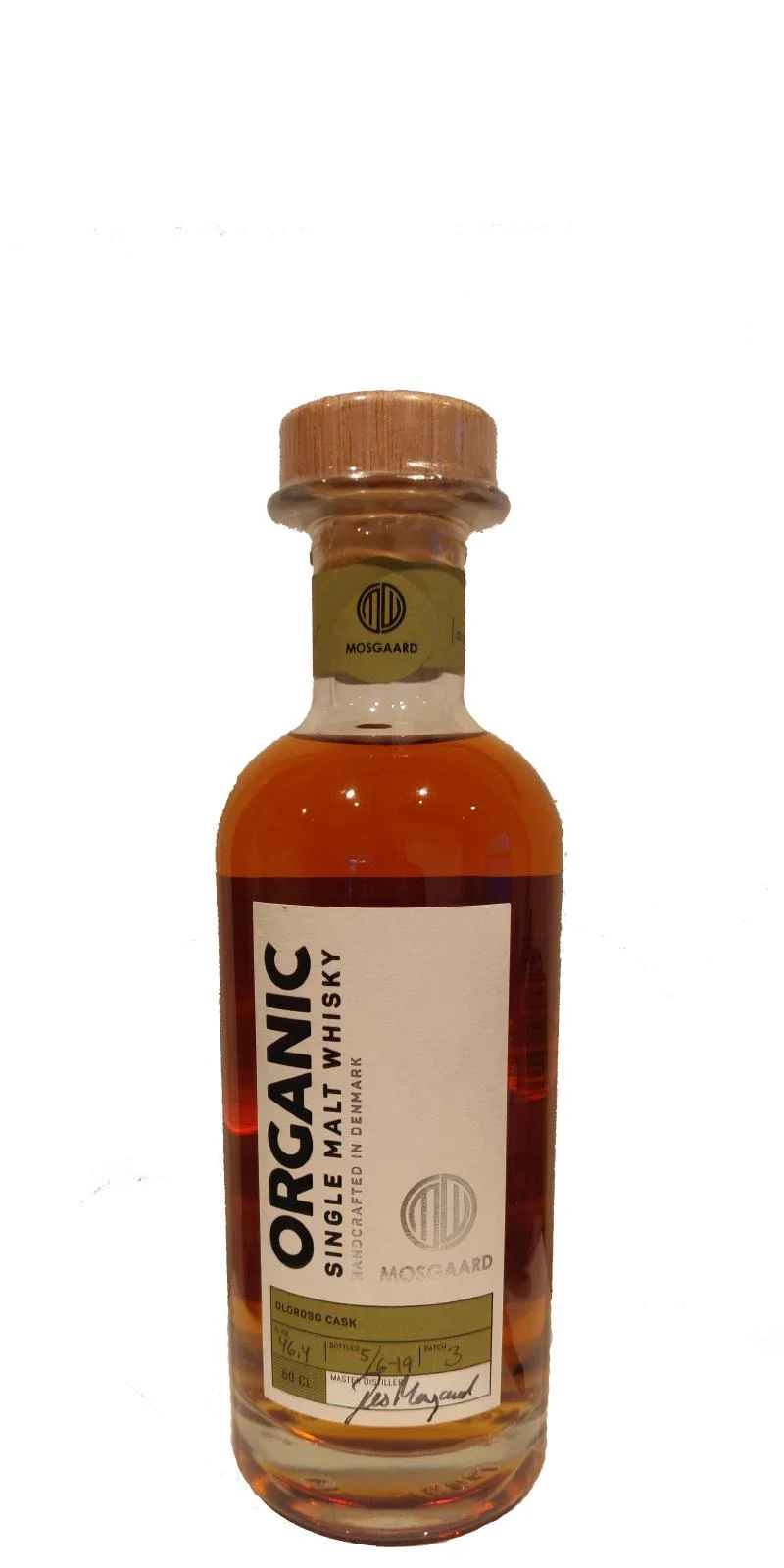 Mosgaard Organic - Oloroso Cask Batch 3 2019 Release Single Malt Whisky | 500ML