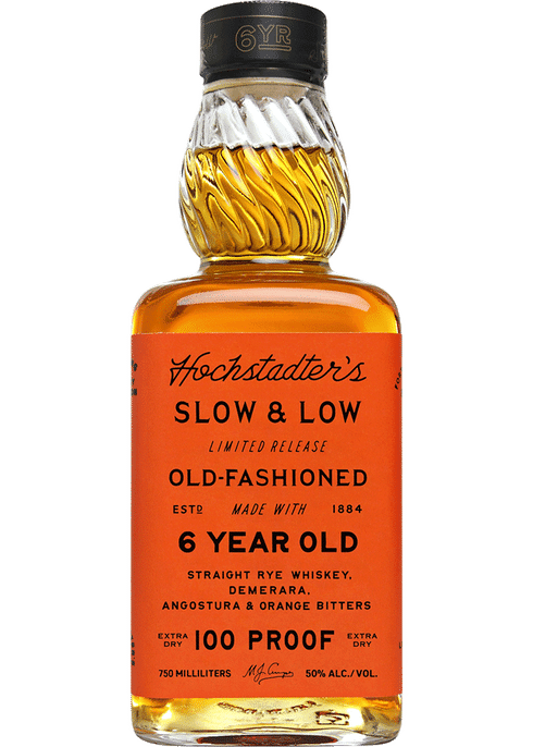 Hochstadter's Slow & Low Old Fashioned 6 Year Old 100 Proof Rye Whiskey - Whisky