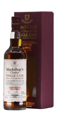 Mackillop Rosebank 1991 Botella n.º 248 Whisky escocés de pura malta | 700ML