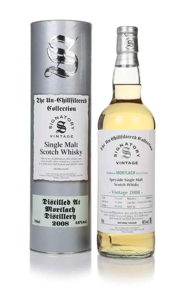 Mortlach 13 Year Old 2008 (casks 314536 & 314537 & 314560) - Un-Chillfiltered Collection (Signatory) | 700ML