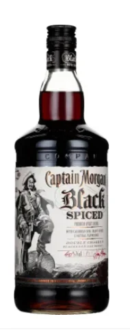 Captain Morgan Black Spiced Rum | 1L
