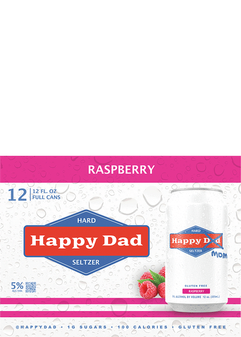 Happy Dad Raspberry Cocktail | 12x255ML