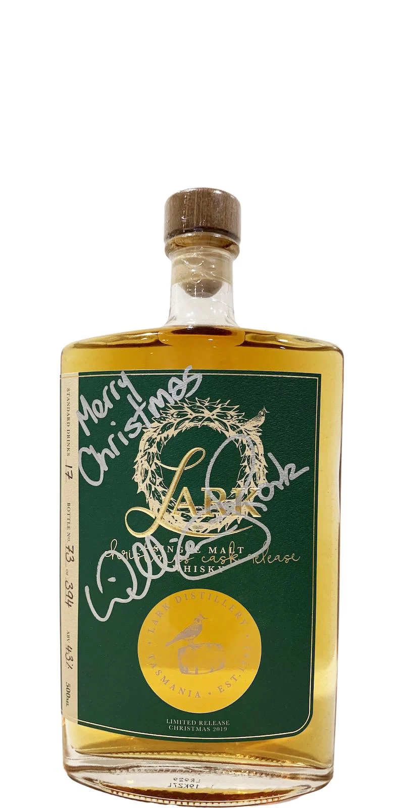 Lark Christmas Release Limited Edition - Christmas 2019 Single Malt Whisky | 500ML