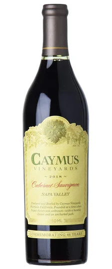 2018 | Caymus Vineyards | Cabernet Sauvignon - Wine