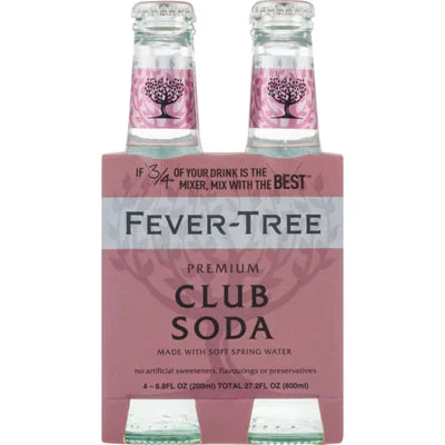 Fever Tree Club Soda | 4X200ML - Mixer