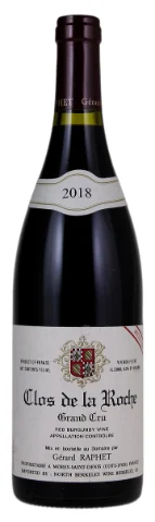 2018 | Gérard Raphet | Clos de la Roche Cuvee Unique - Wine