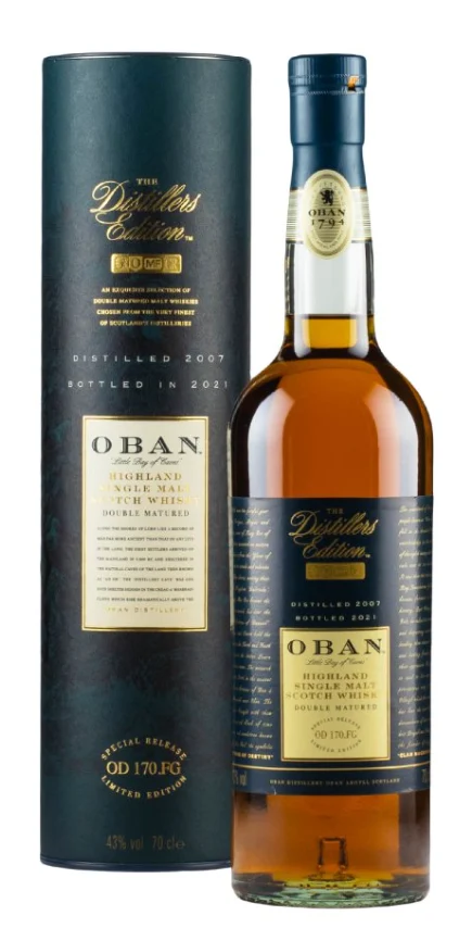Oban Distiller's Edition 2021 Release 2007 Single Malt Scotch Whisky | 700ML - Whiskey
