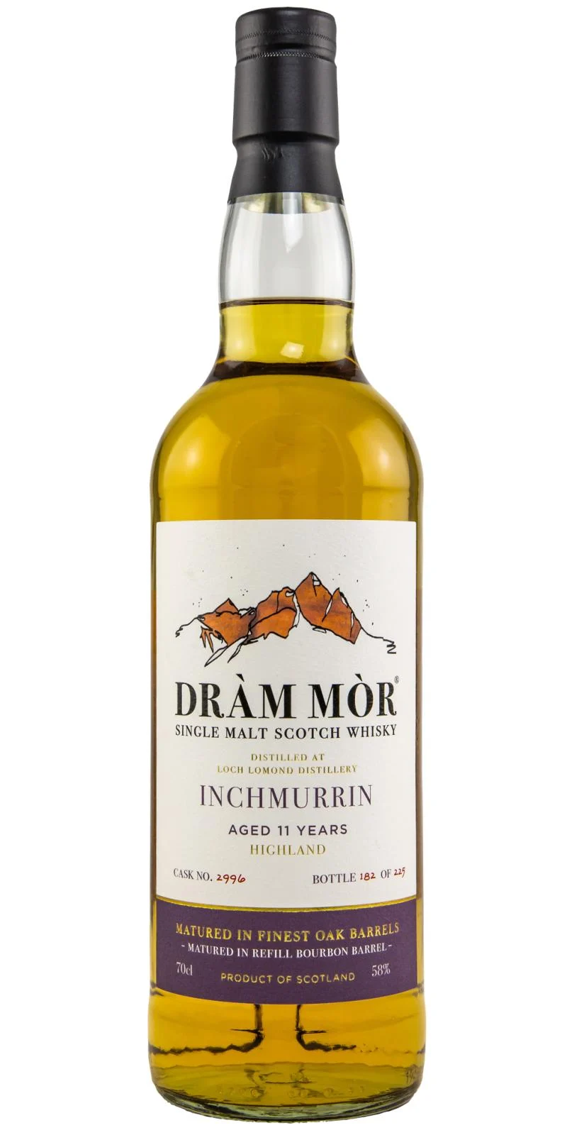 Inchmurrin 2011 Dmor (11 Year Old) Single Malt Scotch Whisky | 700ML - Whiskey