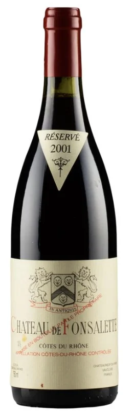 2001 | Château Rayas | Chateau de Fonsalette Cotes du Rhone Reserve - Wine
