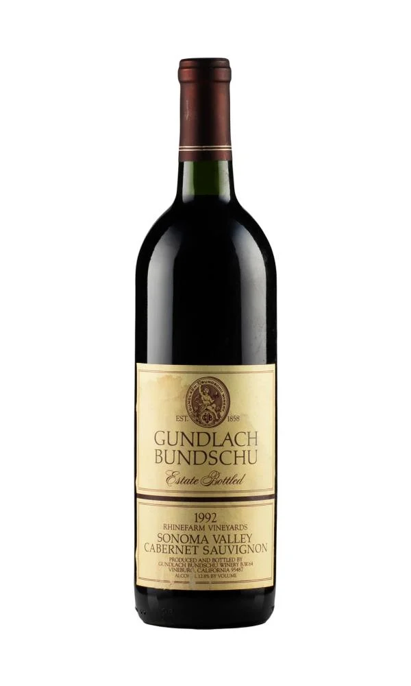 1992 | Gundlach Bundschu | Cabernet Sauvignon - Wine