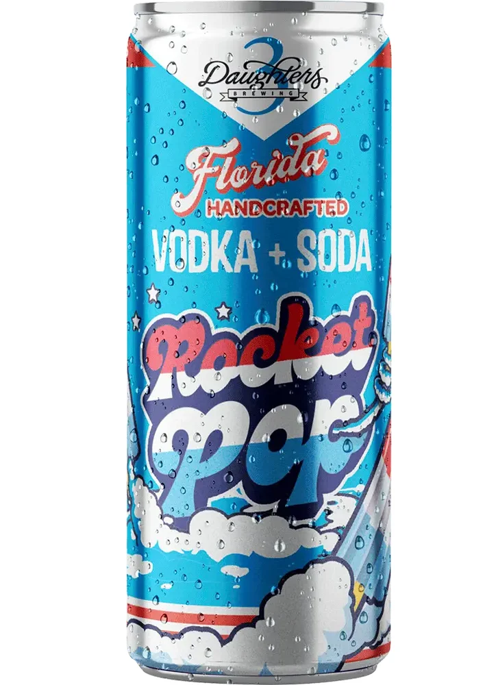 3 Daughters Rocket Pop Vodka + Soda Cocktail | 12x355ML