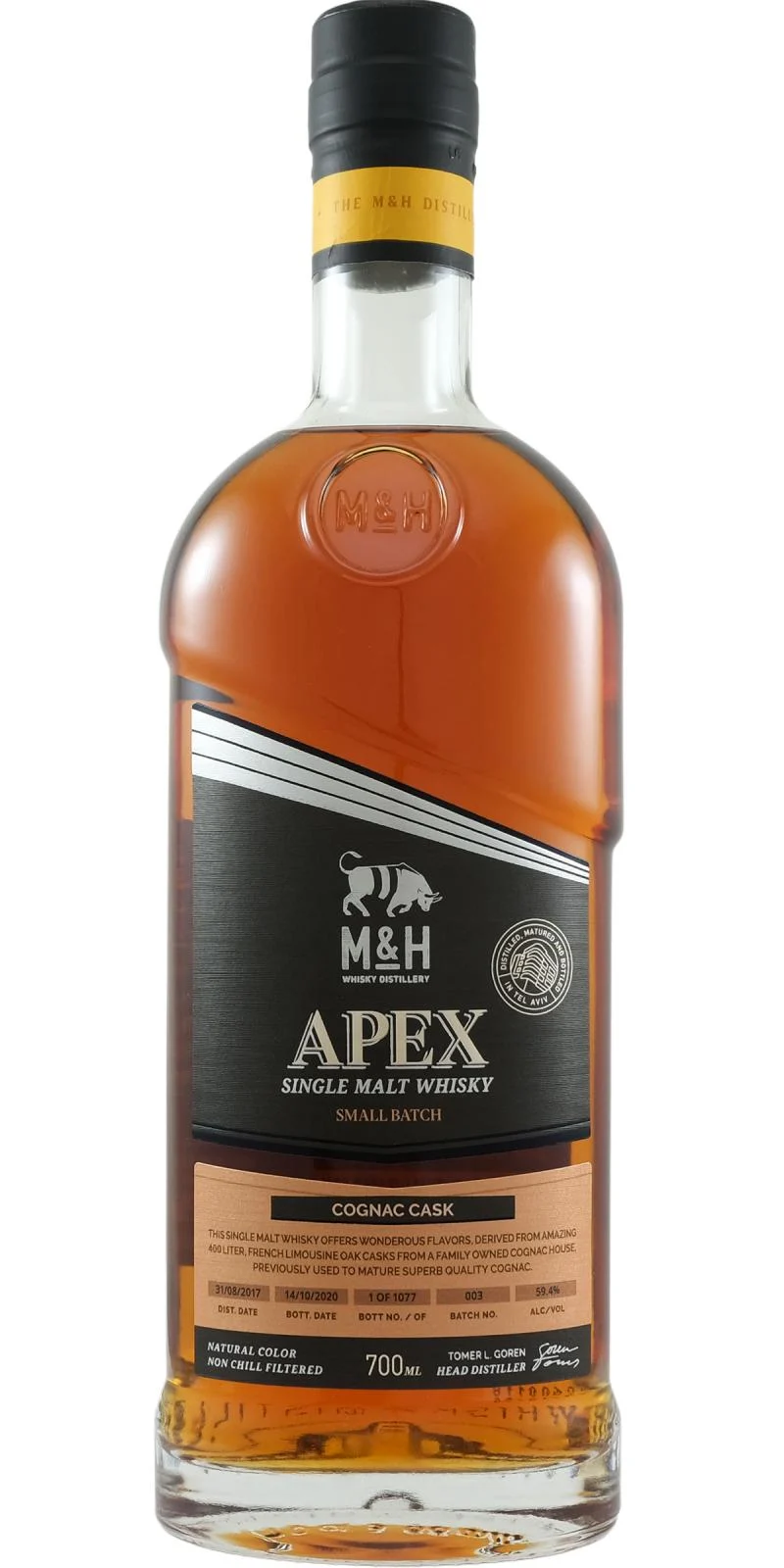 M&H 2017 - APEX Cognac Cask (2020) Release (Batch 003) Whisky | 700ML