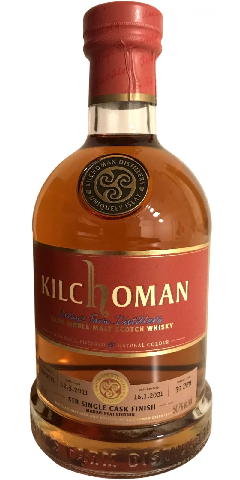 Kilchoman 2011 STR Single Cask Finish 9 Year Old 2021 Release (Cask #228) Single Malt Scotch Whisky | 700ML - Whiskey