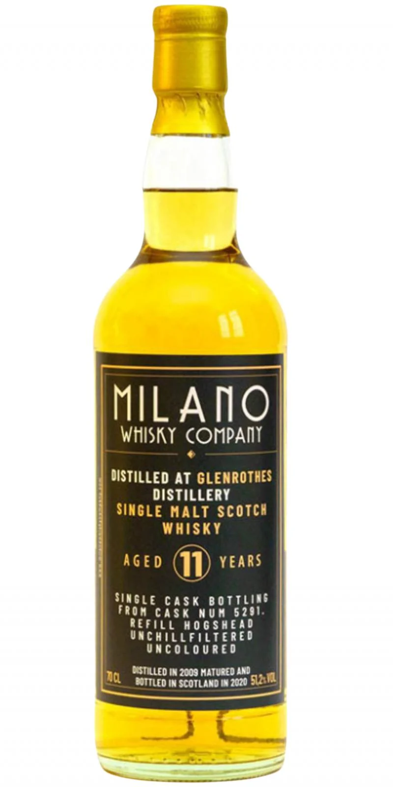 Glenrothes 2009 MWCo 11 Year Old (2020) Release (Cask #5291) Scotch Whisky | 700ML - Whiskey