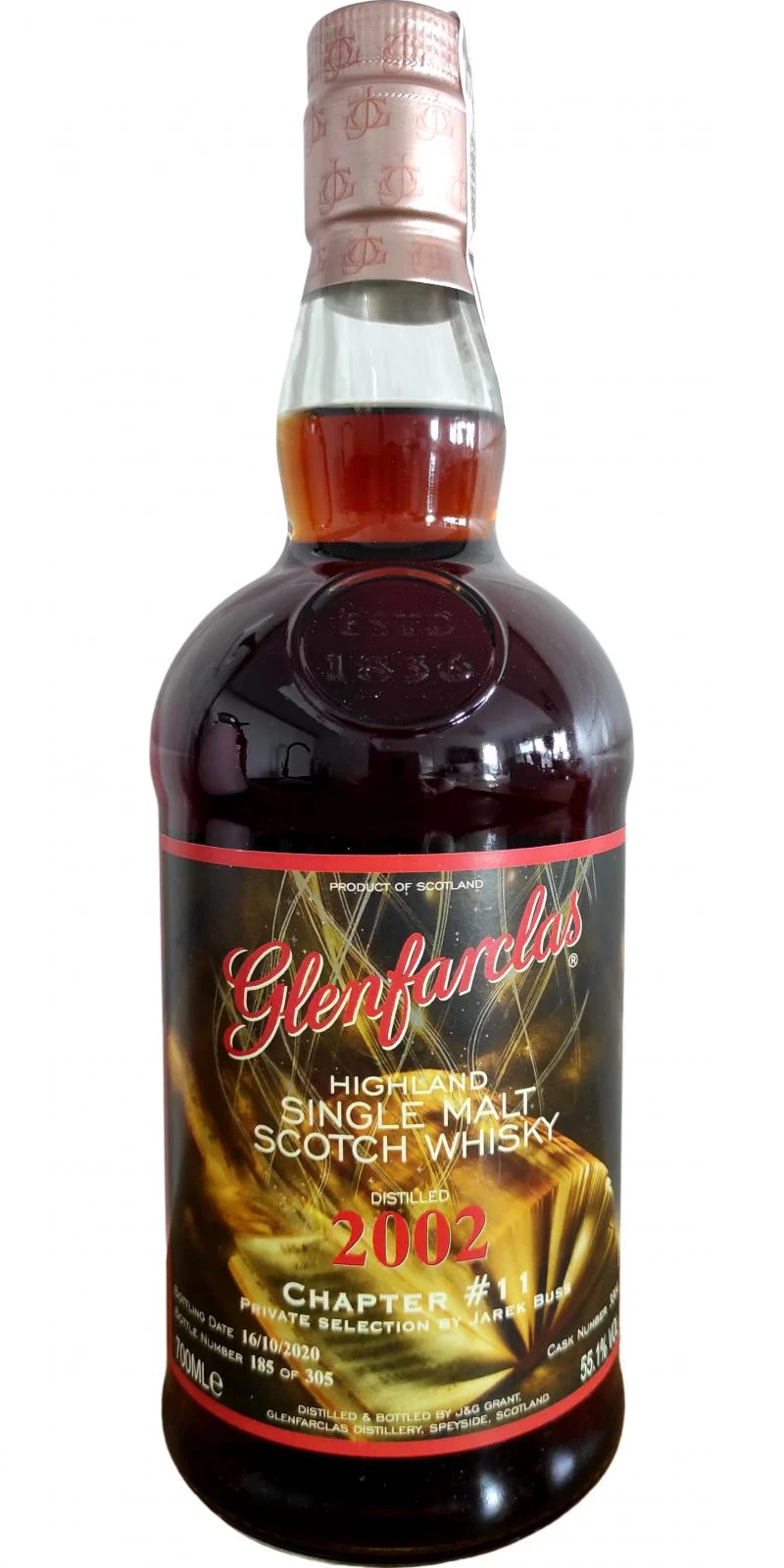 Glenfarclas 2002 Chapter #11 Private Selection by Jarek Buss (2020) Release (Cask #3314) Scotch Whisky | 700ML - Whiskey