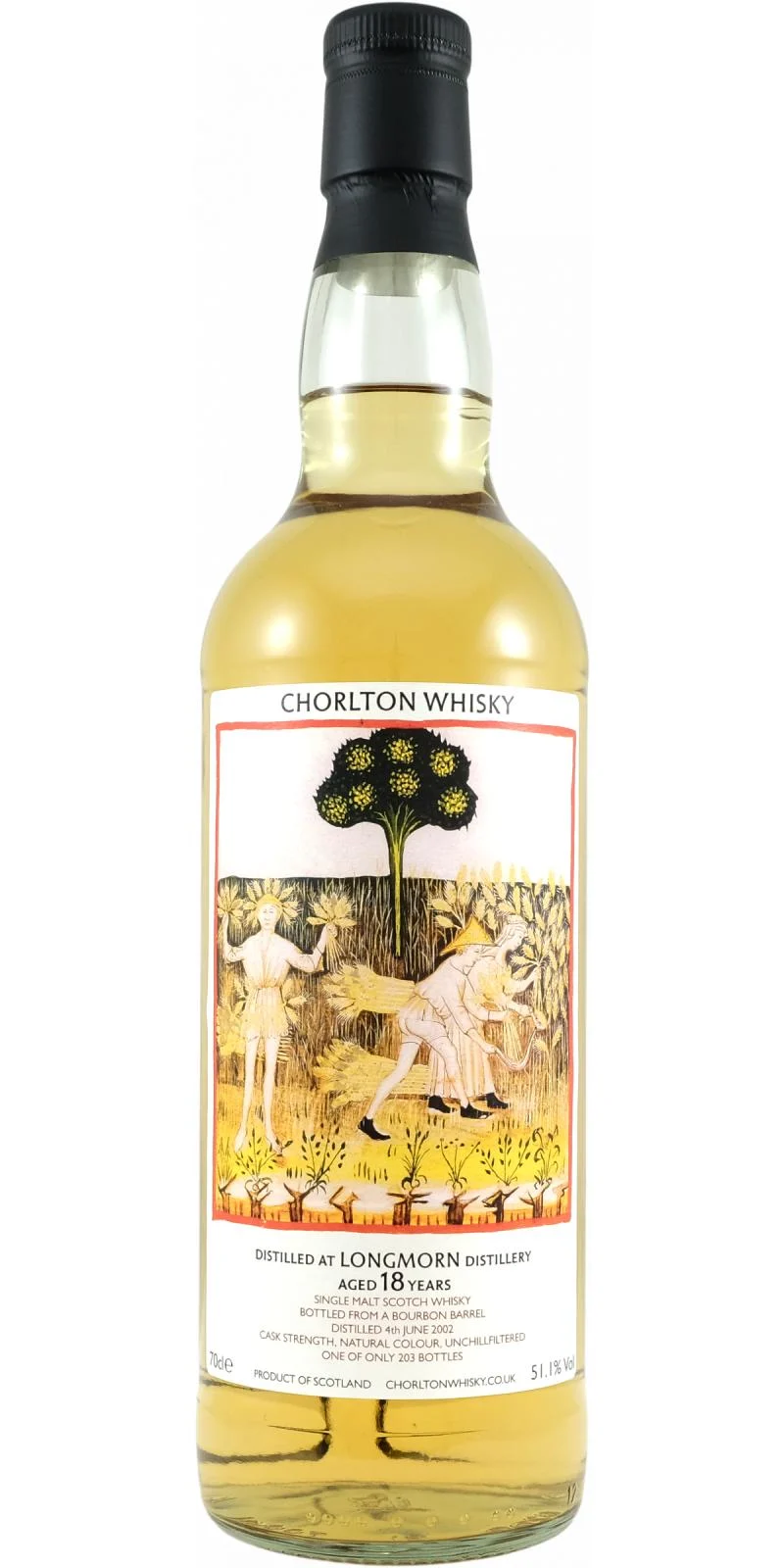 Longmorn ChWh 18 años, lanzamiento 2021, whisky escocés de malta única | 700ML - Whiskey