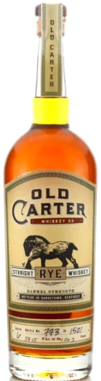 Old Carter Straight Rye Whiskey Batch #6
