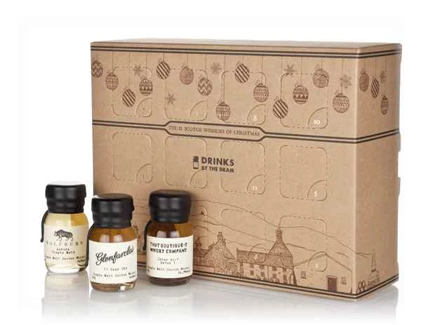 Drinks by the Dram 12 Scotch Whiskies of Christmas (2017 Edition) | 12x30ML - Whiskey