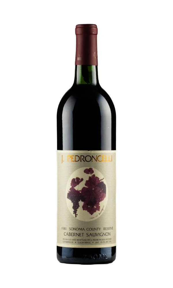 1981 | Pedroncelli Winery & Vineyards | Reserve Cabernet Sauvignon - Vino