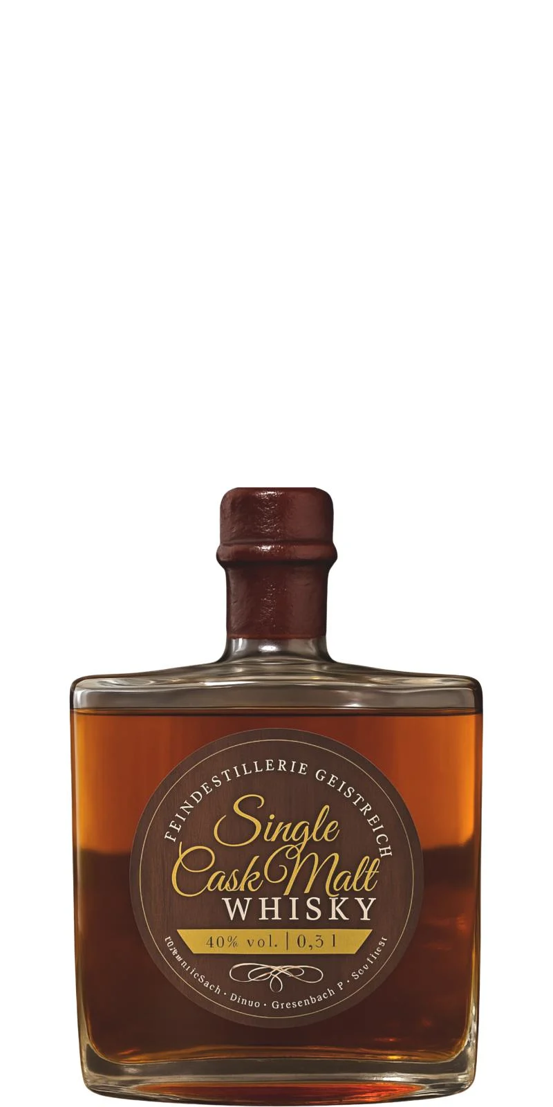 Feindestillerie Geistreich Single Cask Malt Whisky | 500ML - Whiskey