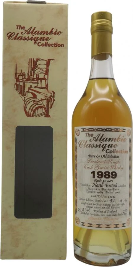 North British 1989 AC Rare & Old Selection 32 Year Old 2021 Release (Cask #21021) Single Malt Scotch Whisky | 700ML - Whiskey
