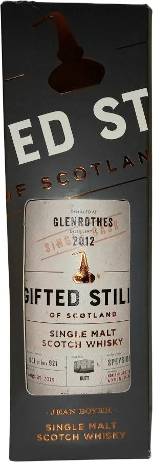 Glenrothes 2012 (Jean Boyer) Gifted Stills 2019 Release Single Malt Scotch Whisky | 700ML - Whiskey