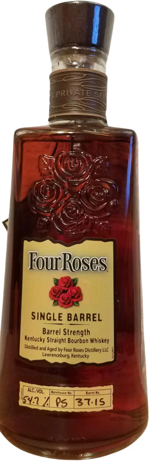 Four Roses SIngle Barrel Select Private Selection OESV 10 años Lanzamiento 2021 (Barrica #PS 37-15) Whisky Bourbon