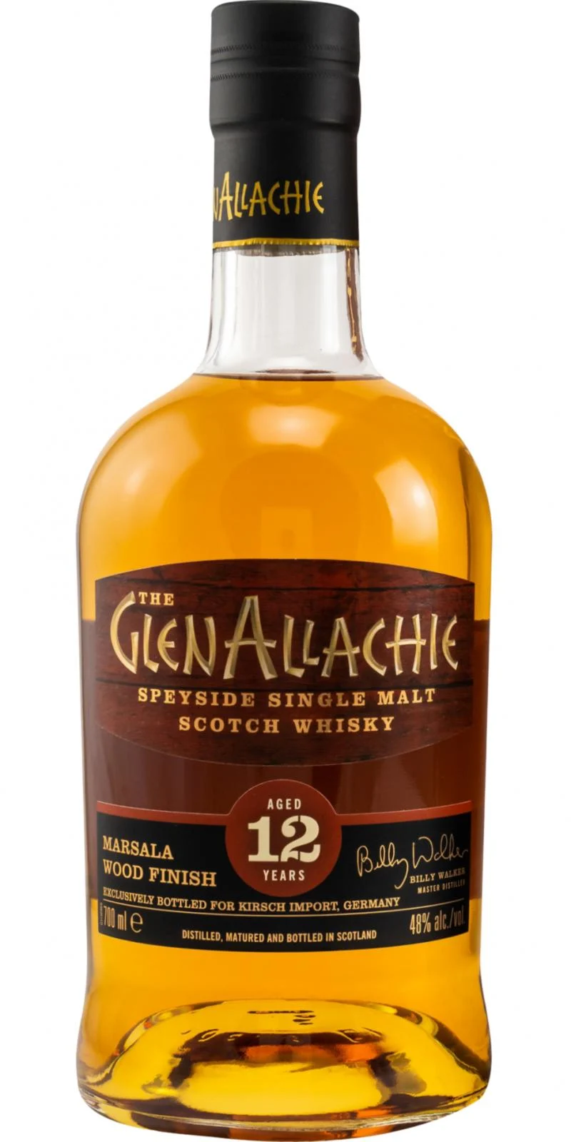Glenallachie Marsala Wood Finish 12 Year Old 2021 Release Single Malt Scotch Whisky | 700ML