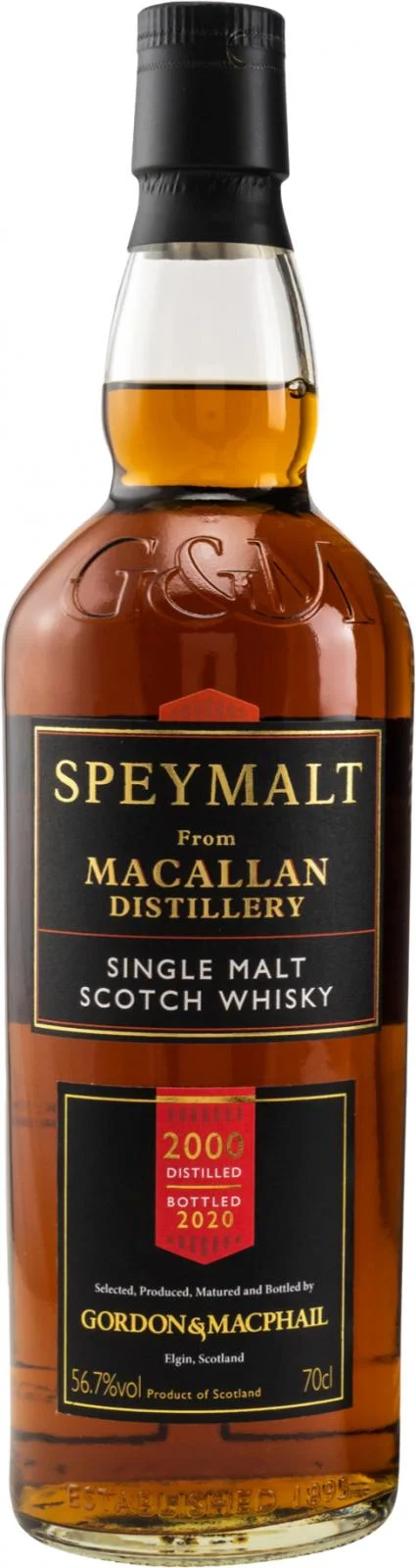 Speymalt from Macallan Distillery (D.2000, B.2021) G&M Scotch Whisky | 700ML - Whiskey