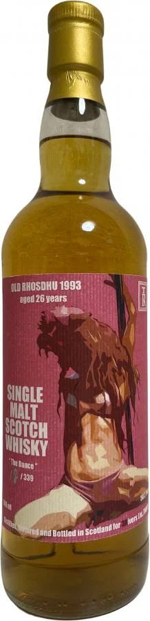 Old Rhosdhu 1993 (Three Rivers Tokyo) The Dance (Cask #201) 26 Year Old 2019 Release Single Malt Scotch Whisky | 700ML - Whiskey