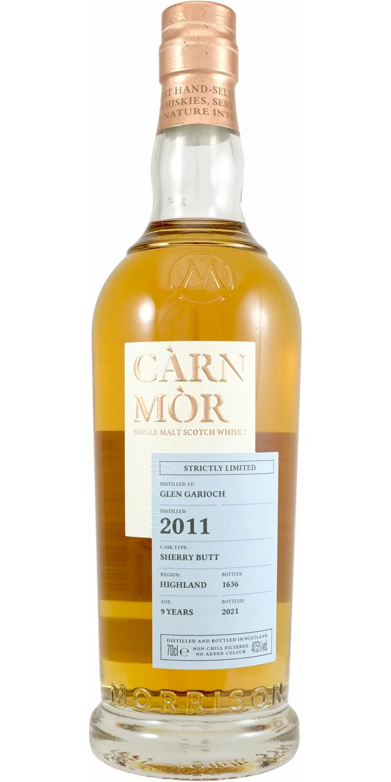 Glen Garioch 2011 MSWD Càrn Mòr Strictly Limited 9 años Lanzamiento en 2021 Whisky escocés de malta única | 700ML