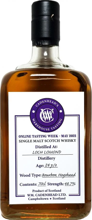 Loch Lomond A Online Tasting Week 24 Year Old 2021 Release Single Malt Scotch Whisky | 700ML - Whiskey