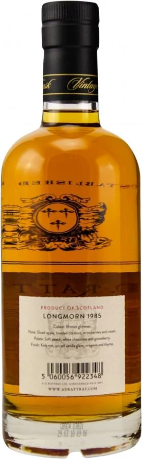 Longmorn 1985 (A.D. Rattray) Vintage Cask Collection (Cask #8897) 32 Year Old 2018 Release Single Malt Scotch Whisky | 700ML - Whiskey