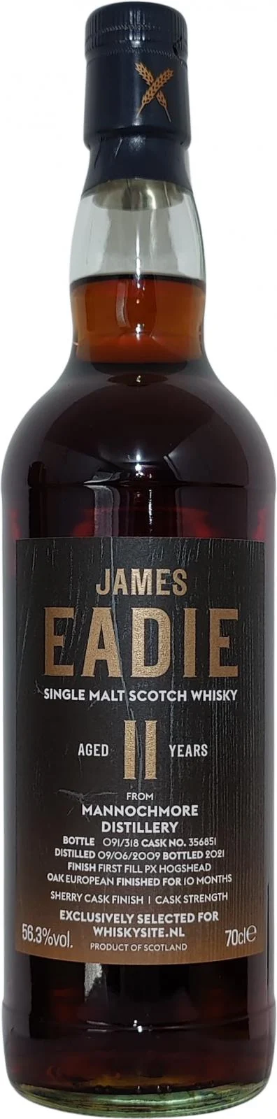 Mannochmore 2009 JE Sherry Cask Finish 11 Year Old 2021 Release (Cask #356851) Single Malt Scotch Whisky | 700ML - Whiskey