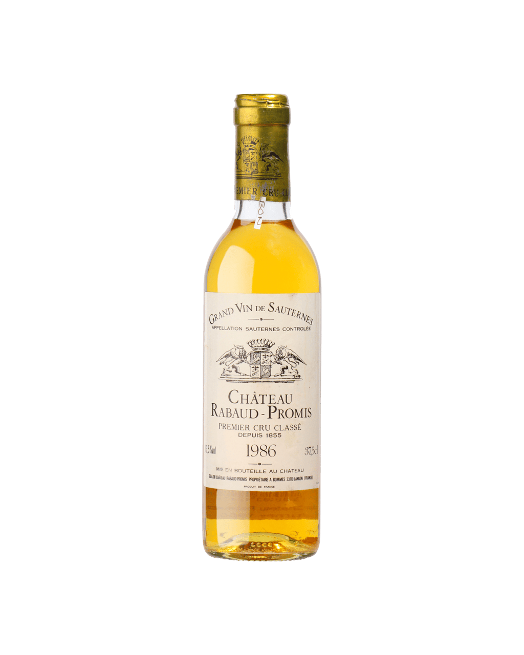 1986 | Chateau Rabaud-Promis | Sauternes (Half Bottle)