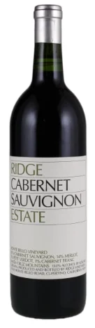 2016 | Ridge Vineyards | Estate Cabernet Sauvignon - Wine