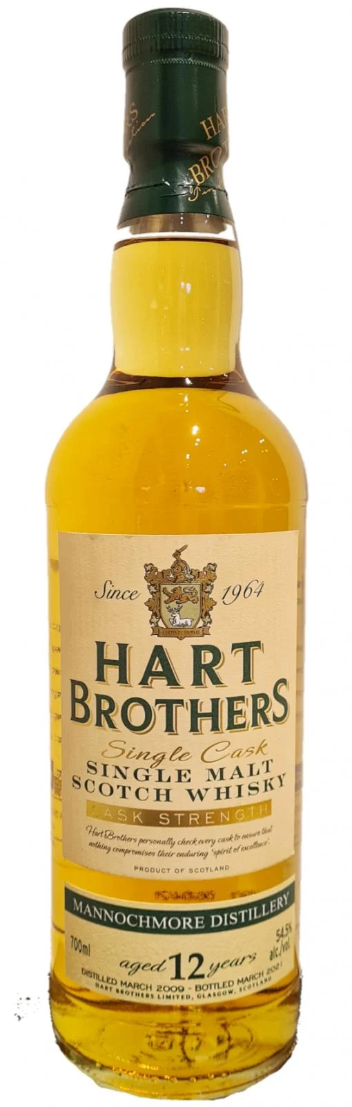 Mannochmore 2009 HB Single Cask - Cask Strength 12 Year Old 2021 Release Single Malt Scotch Whisky | 700ML