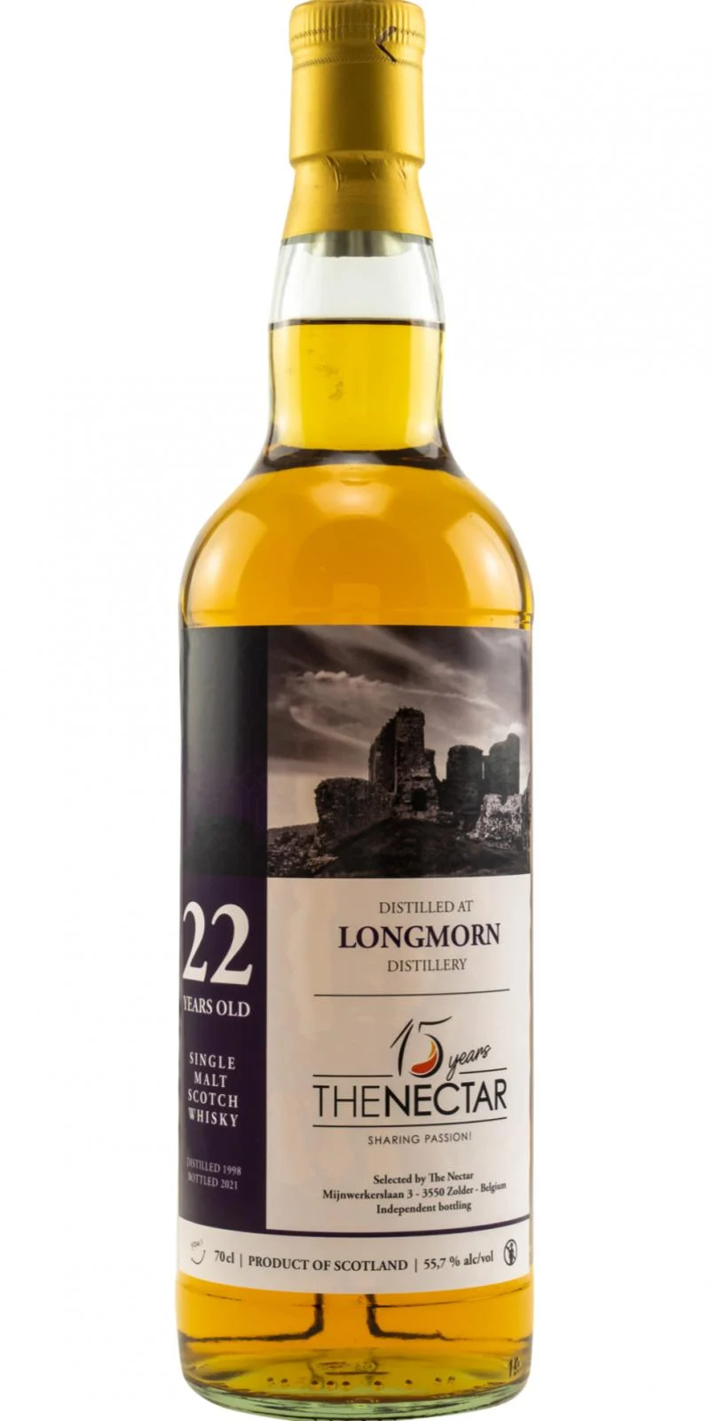 Longmorn 1998 DD The Nectar of the Daily Drams 22 Year Old 2021 Release Single Malt Scotch Whisky | 700ML - Whiskey