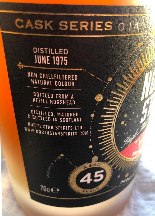 Glenburgie 1975 NSS Cask Series 014 45 años Lanzamiento en 2021 Whisky escocés de malta única | 700ML