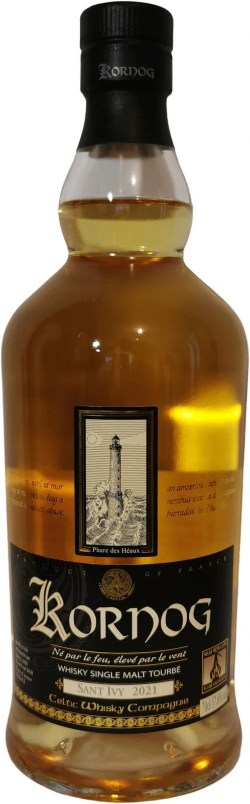 Kornog Sant Ivy 2021 6 Year Old 2021 Release Single Malt Whisky | 700ML - Whiskey
