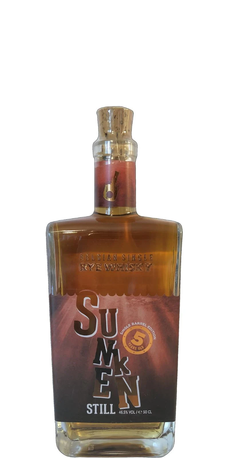 Sunken Still Single Barrel Edition 5 Year Old 2021 Release Rye Whisky | 500ML - Whiskey