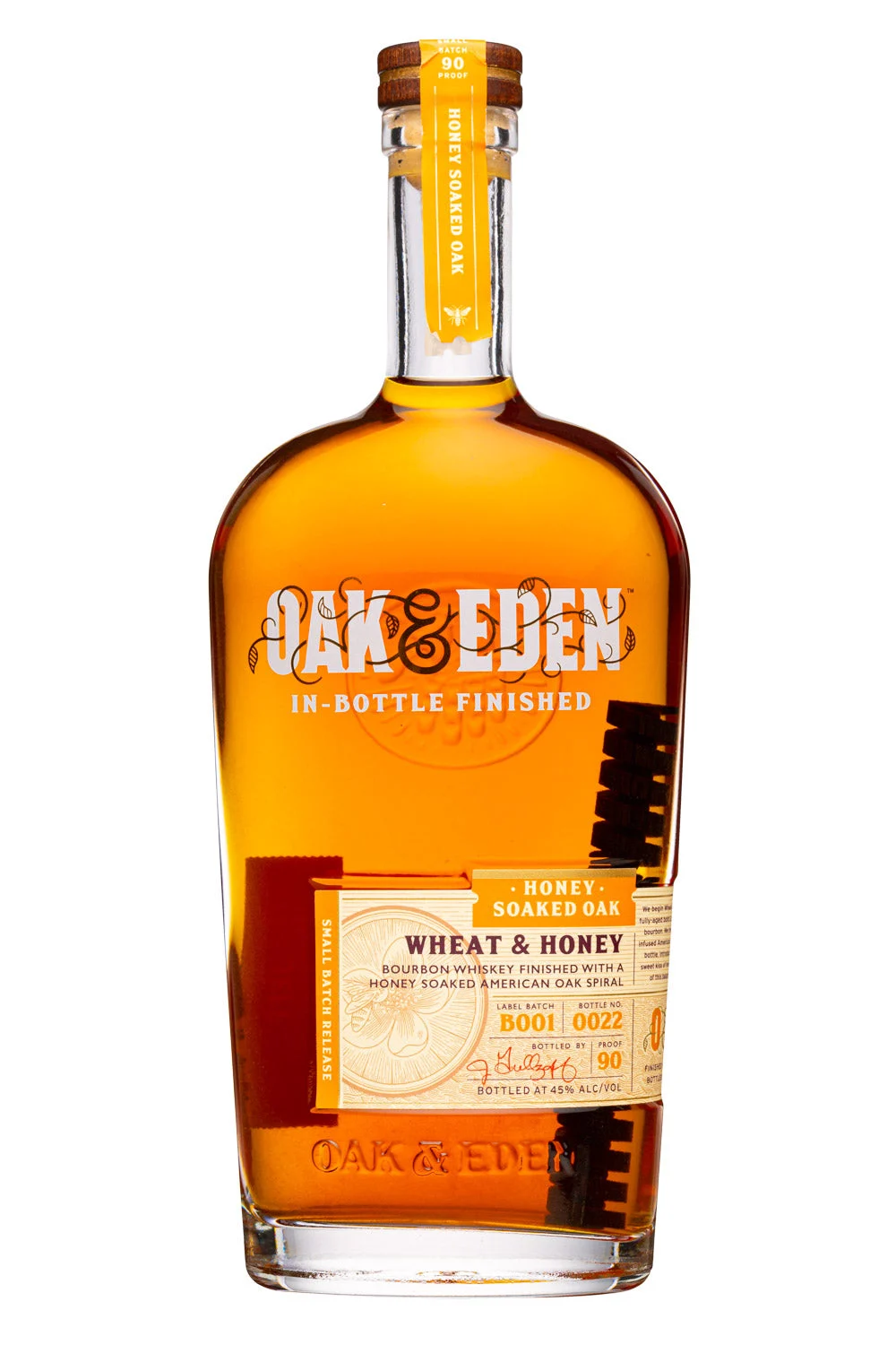 Oak and Eden Wheat and Honey Whiskey