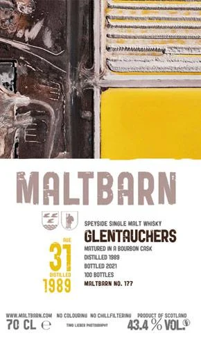Glentauchers 1989 MBa No. 177 31 Year Old 2021 Release Single Malt Scotch Whisky | 700ML - Whiskey